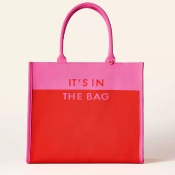 Kate Spade "It's In The Bag" Colorblock Knit Tote Bag Target Collaboration NEW - Picture 1 of 6